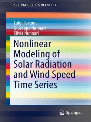 cover image of Nonlinear Modeling of Solar Radiation and Wind Speed Time Series